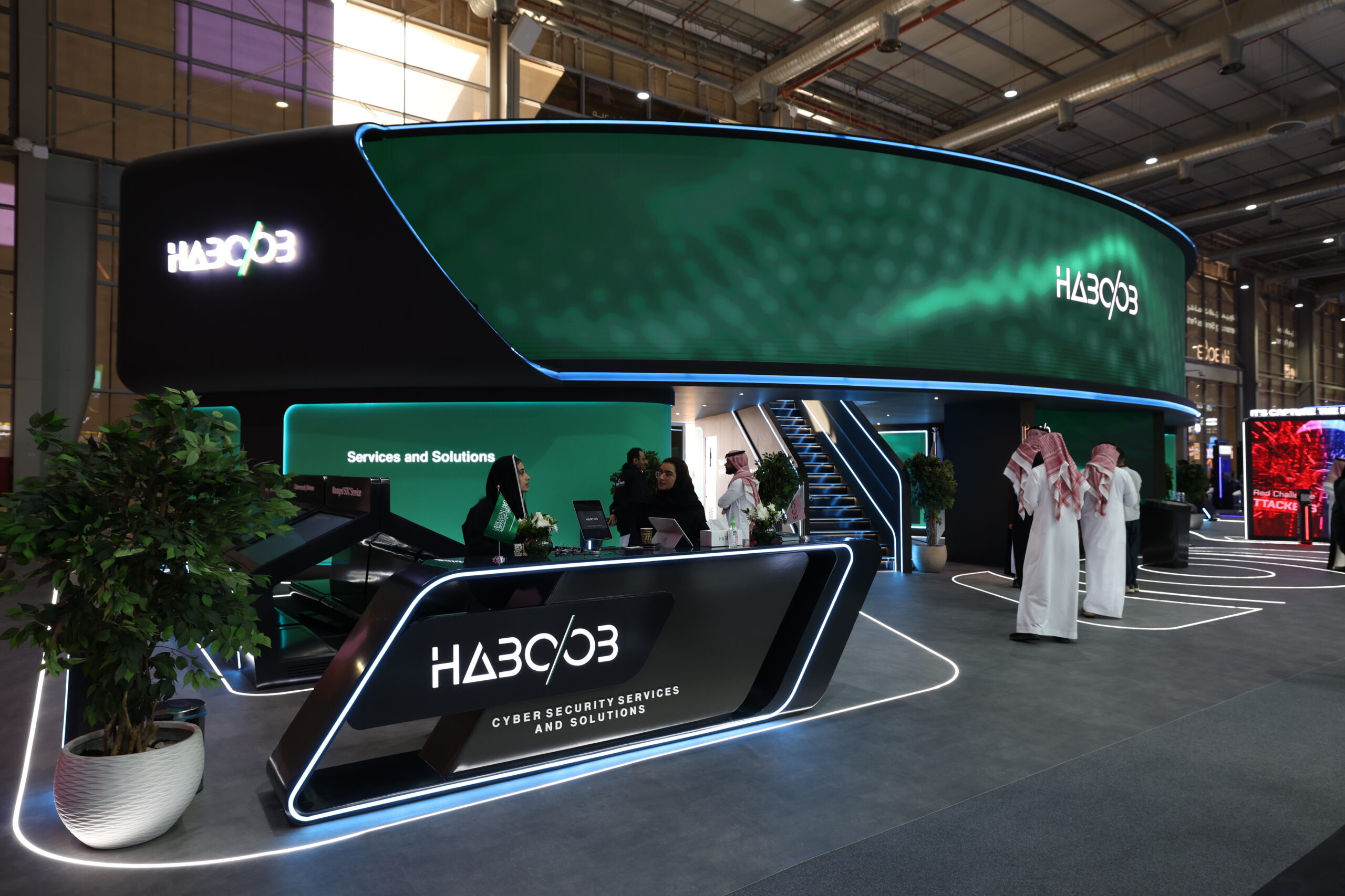 Exhibition showcase
