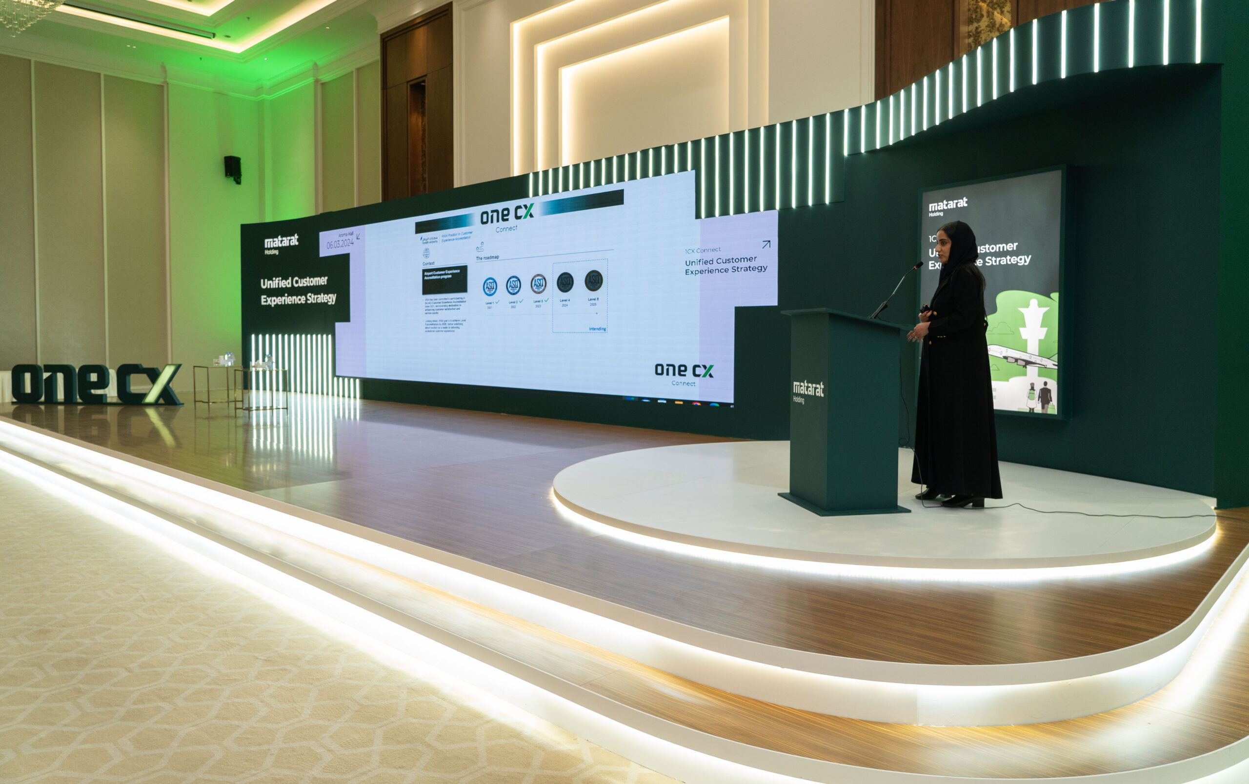 Exhibition showcase