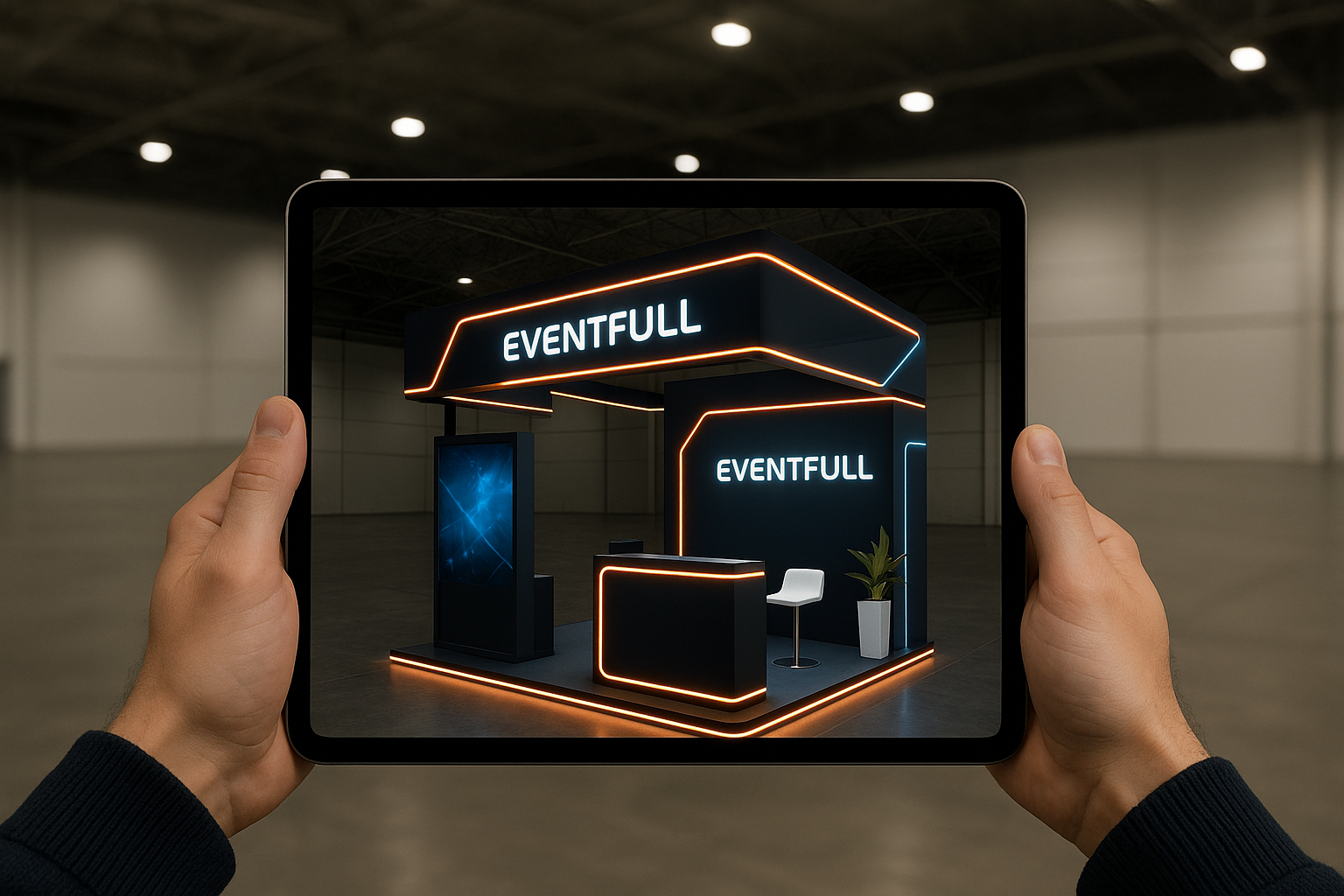 Exhibition showcase